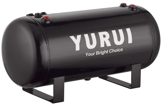 OEM ब्लैक आयरन पोर्टेबल एयर कंप्रेसर टैंक 200 PSI पोर्टेबल 27.2 "L x 8.4" W x 10 "H
