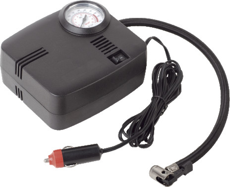 विभिन्न आकार के टायर के लिए बॉक्स ब्लैक रिमोट DC12V कार एयर कंप्रेसर