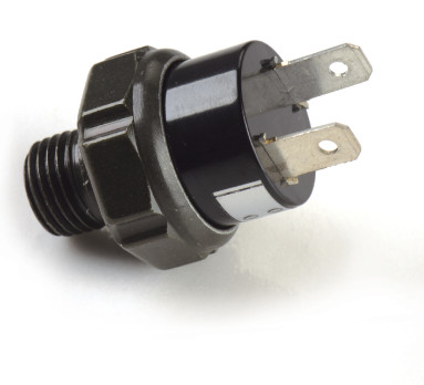काले वायवीय वायु पंप फिटिंग / प्लास्टिक 12 v एयर कंप्रेसर दबाव स्विच
