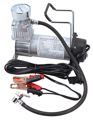 अच्छी कीमत 12V सिंगल 200 साई व्हीकल एयर कंप्रेसर ऑफ स्विच क्रोम, कार के लिए पोर्टेबल एयर कंप्रेसर ऑनलाइन