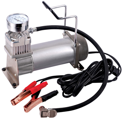 12V सिंगल 200 साई व्हीकल एयर कंप्रेसर ऑफ स्विच क्रोम, कार के लिए पोर्टेबल एयर कंप्रेसर