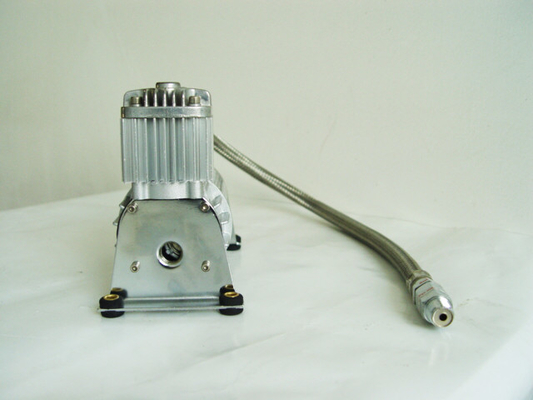 130 PSI 12V सिल्वर इनलाइन चेक वाल्व एयरबैग एयर कंप्रेसर क्रोम मटेरियल