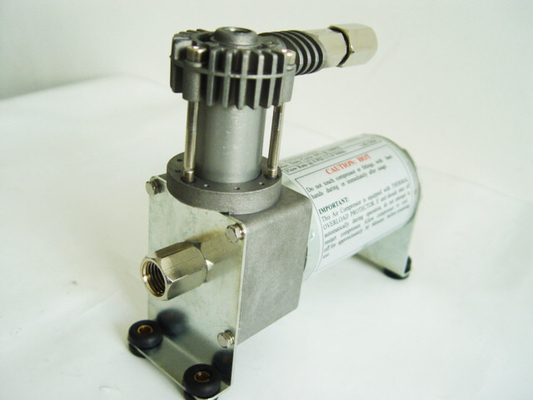 अच्छी कीमत YURUI 6273R सिल्वर 120psi 12V एयर कंप्रेसर एयरबैग के लिए, 0.5 गैलन टैंक ऑनलाइन
