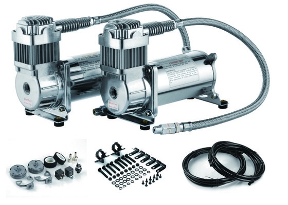 कारों YURYU YF6470 के लिए फास्ट इंफ़ाल्टेशन 12V एयर सस्पेंशन कंप्रेसर