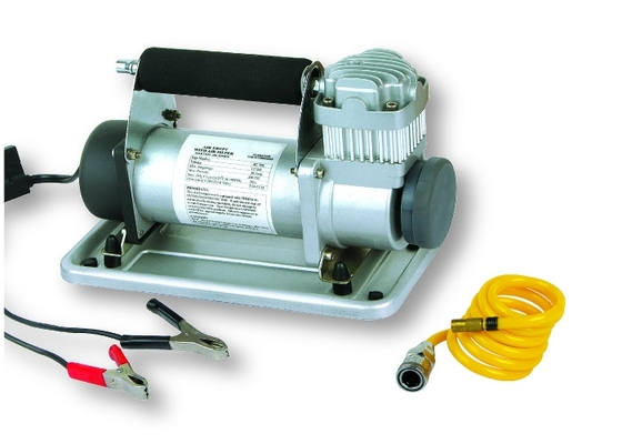 कार टायर हैवी ड्यूटी इन्फ्लेशन के लिए बैटरी क्लिप के साथ धातु 12v डीसी वाहन एयर कंप्रेशर्स