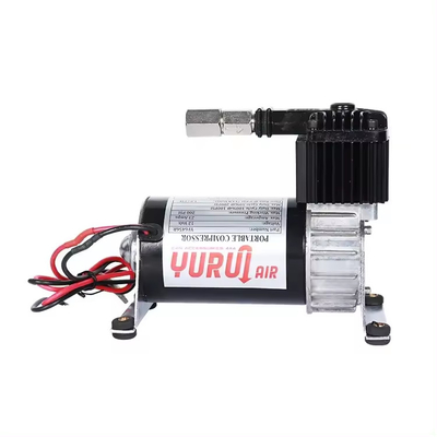 डीसी 12v एयर राइड सस्पेंशन कंप्रेसर ट्रक के लिए क्रोम और ब्लैक