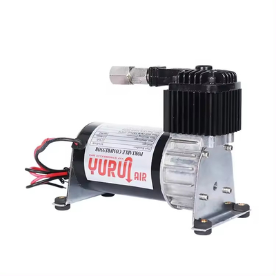 डीसी 12v एयर राइड सस्पेंशन कंप्रेसर ट्रक के लिए क्रोम और ब्लैक