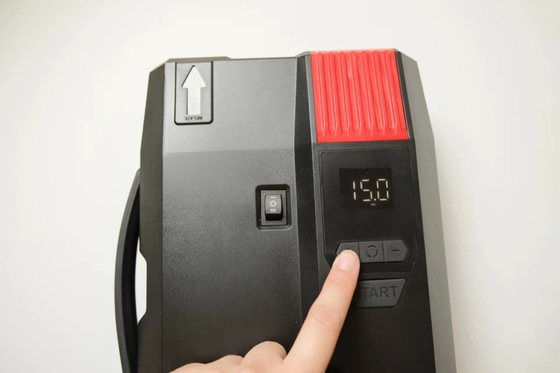 DC 12V इलेक्ट्रिक डिजिटल डिस्प्ले AC110V-220V रिचार्जेबल लिथियम बैटरी के साथ सुप पंप