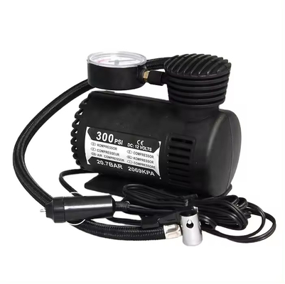 सिगरेट की लाइटर प्लग के साथ प्लास्टिक DC12v एयर कंप्रेसर