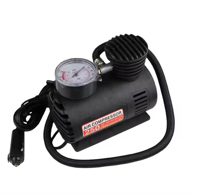 सिगरेट की लाइटर प्लग के साथ प्लास्टिक DC12v एयर कंप्रेसर