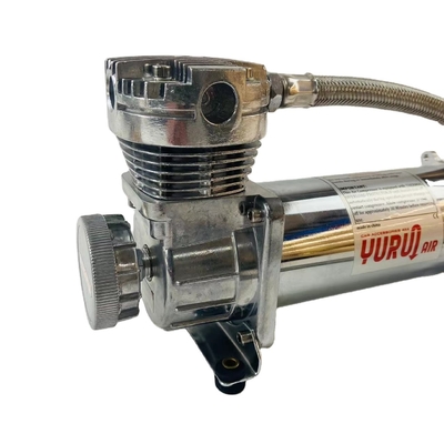 हेवी ड्यूटी कार एयर कंप्रेसर DC12v ऑफरोड कार के लिए फास्ट क्रोम स्टील