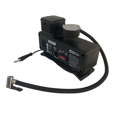 AC110-230V/DC12V परिवर्तनीय वर्तमान नोजल के साथ कार टायर एयर कंप्रेसर