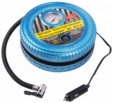 वाहन टायर inflator हवा पंप के लिए DC12V पोर्टेबल कार एयर कंप्रेसर