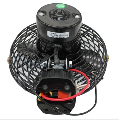 कार सिगरेट लाइटर के लिए 12v / 24v छोटी कार कूलिंग फैन मेटल सामग्री