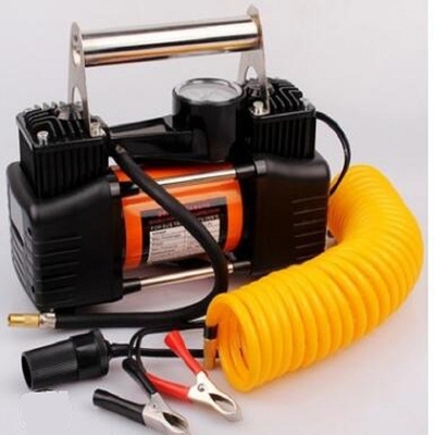 180 w कार एयर कंप्रेसर 12 v, धातु दबाव ऑटो एयर कंप्रेसर पोर्टेबल