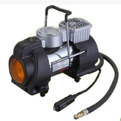 3 में 1 मेटल एयर पंप, 12v पोर्टेबल एयर कंप्रेसर लैंप के साथ