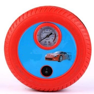 सिगरेट लाइटर प्लग के साथ Dc12v रेड प्लास्टिक एयर कंप्रेसर 250psi Oem