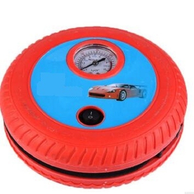 सिगरेट लाइटर प्लग के साथ Dc12v रेड प्लास्टिक एयर कंप्रेसर 250psi Oem