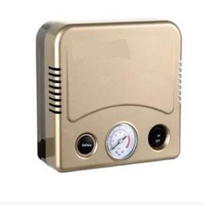 सिल्वर मिनी हैंडी वाहन एयर कंप्रेसर डीसी 12v deflating समारोह के साथ