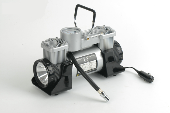 12v 180w 150psi पोर्टेबल कार एयर कंसीलर मेटल टायर पंप लाइट के साथ