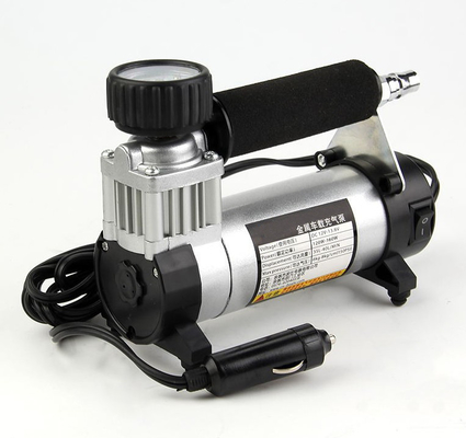 सिगरेट लाइटर 140PSI कार पंप के साथ पोर्टेबल कार एयर कंप्रेसर