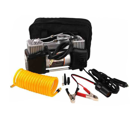 हैंडी 180W हाई प्रेशर मेटल एयर कंप्रेसर ब्लैक और सिल्वर 150PSI