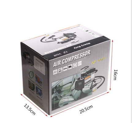 टायर फुलाव के लिए DC12v मिनी पोर्टेबल कार एयर कंप्रेसर