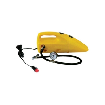2 इन 1 वैक्यूम क्लीनर 250PSI कंप्रेसर हैंडहेल्ड वैक्यूम क्लीनर 12V DC सिगरेट लाइटर के साथ