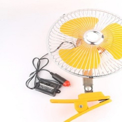 अच्छी कीमत 8 इंच Oscillating के साथ कारों पीछे गार्ड के लिए पीले इलेक्ट्रिक कूलिंग प्रशंसक ऑनलाइन