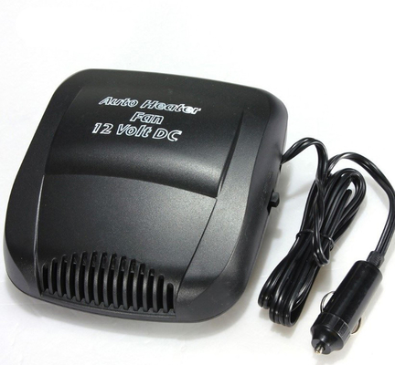 Oem 12v पोर्टेबल ऑटो हीटर ब्लैक कलर, प्लास्टिक इलेक्ट्रिक फैन हीटर