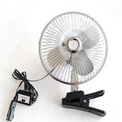 इलेक्ट्रिक रिचार्जेबल पोर्टेबल फैन, कारों के लिए 12v / 24v इलेक्ट्रिक कूलिंग प्रशंसक