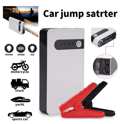 12V कार बैटरी चार्जर जंप स्टार्टर एलईडी फ़्लैशलाइट के साथ 11000mAh बैटरी