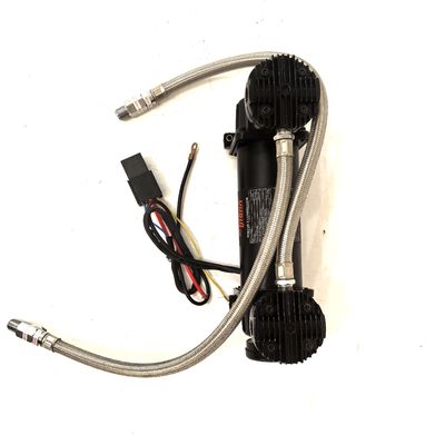 हेवी ड्यूटी डबल सिलेंडर कार एयर सस्पेंशन कंप्रेसर