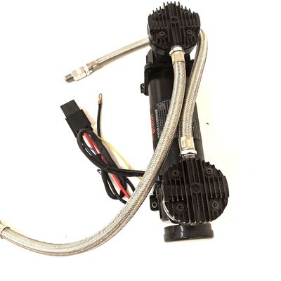 हेवी ड्यूटी डबल सिलेंडर कार एयर सस्पेंशन कंप्रेसर