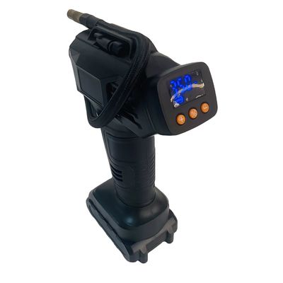 12V पोर्टेबल लिथियम बैटरी कार एयर कंप्रेसर 150PSI