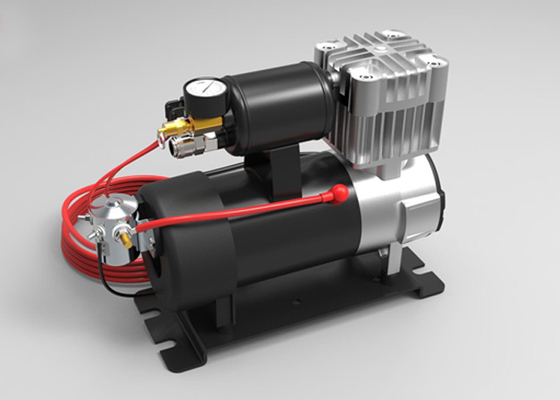 भारी शुल्क धातु कार एयर कंप्रेसर Dc12v/24v ट्रक के लिए मगरमच्छ क्लिप के साथ