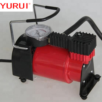एकल सिलेंडर मिनी टायर पंप DC12v धातु वायु कंप्रेसर ट्रक के लिए एयर राइड टायर inflator