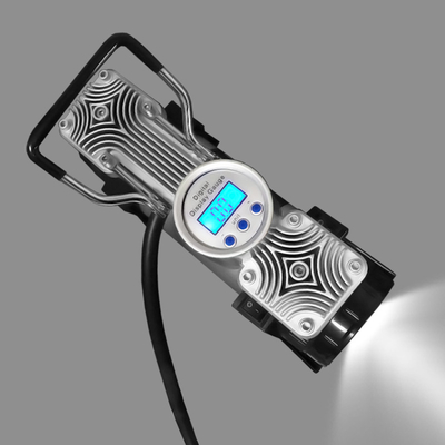 कार टायर inflator डिजिटल गेज कार एयर कंप्रेसर डीसी 12v डबल सिलेंडर