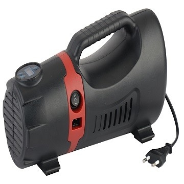 अच्छी कीमत डिजिटल डिस्प्ले वाहन पोर्टेबल कार एयर कंप्रेसर DC12V AC110V-230V ऑनलाइन