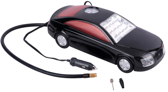 अच्छी कीमत 12 वोल्ट कार आकार में कार एयर पम 3 1 में 4V 1.5Ah बैटरी 150 PSI मल्टी कलर के साथ ऑनलाइन