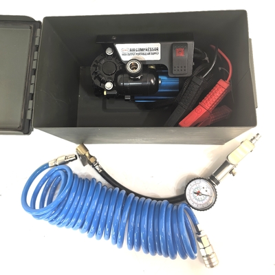 एकल सिलेंडर भारी शुल्क DC12v ऑफरोड कार एयर कंप्रेसर कार टायर के लिए