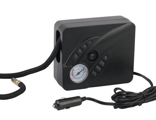ब्लैक कार टायर डीसी 12V पोर्टेबल एयर कंप्रेसर पोर्टेबल टायर inflator